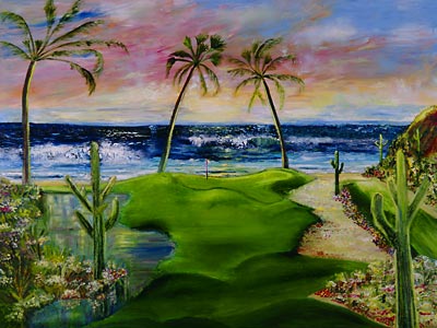 Max von Wening Golfing in Cabo San Lucas