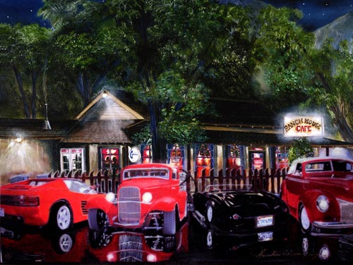 Testorossa, 32'roadster, 55'Austen Healy, 40' Mercury